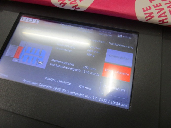 Digitaldruckmaschine LANGBOGENANLEGER VX 370 FEEDER RICOH: das Bild 9