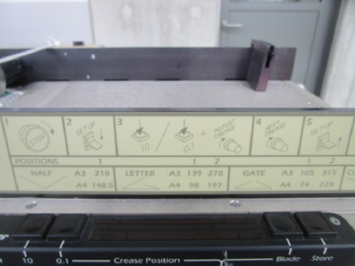 Druckmaschine RILLMASCHINE MORGANA AUTOCREASER 708202: das Bild 9