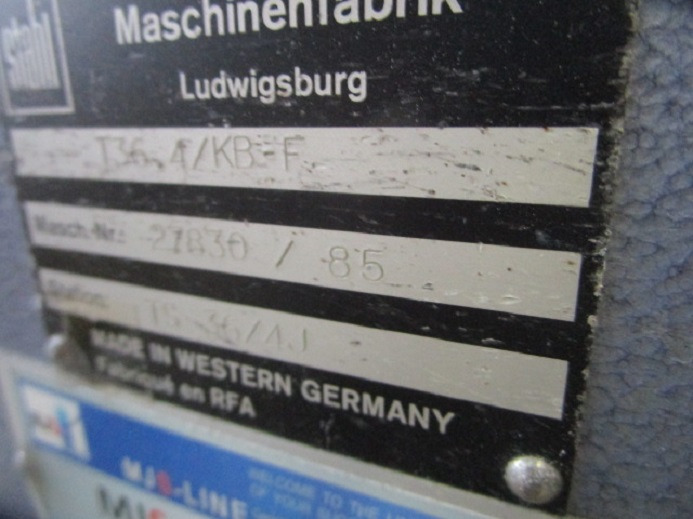 Falzmaschine STAHL T36-4 / KB-F (BEIPACKZETTEL FÜR MEDIKAMENTE): das Bild 7