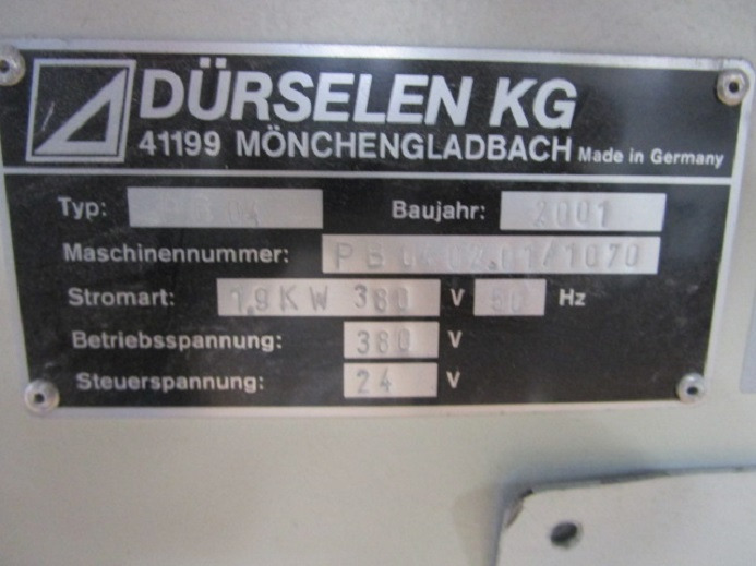 VIERSPINDEL BOHRMASCHINE DÜRSELEN PB 04 - Druckmaschine: das Bild 5 VIERSPINDEL BOHRMASCHINE DÜRSELEN PB 04 - Druckmaschine: das Bild 5
