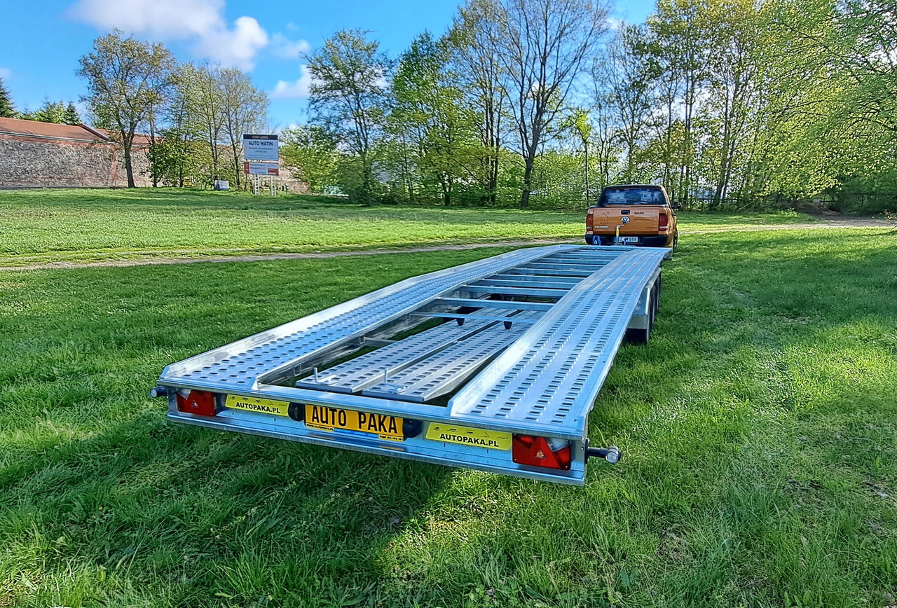 LAWETA Z NAJAZDAMI NA 2 AUTA 8,5x2M DMC 3500, 3 OSIE / CAR TRANSPORTER WITH RAMPS FOR 2 CARS 8.5x2M DMC 3500, 3 AXLES - Autotransporter Anhänger: das Bild 2 LAWETA Z NAJAZDAMI NA 2 AUTA 8,5x2M DMC 3500, 3 OSIE / CAR TRANSPORTER WITH RAMPS FOR 2 CARS 8.5x2M DMC 3500, 3 AXLES - Autotransporter Anhänger: das Bild 2