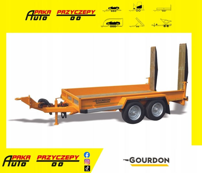PRZYCZEPA DO MINIKOPAREK GOURDON VPR 350 / GOURDON VPR 350 TRAILER FOR MINI EXCAVATORS - Baumaschinenanhänger: das Bild 1 PRZYCZEPA DO MINIKOPAREK GOURDON VPR 350 / GOURDON VPR 350 TRAILER FOR MINI EXCAVATORS - Baumaschinenanhänger: das Bild 1