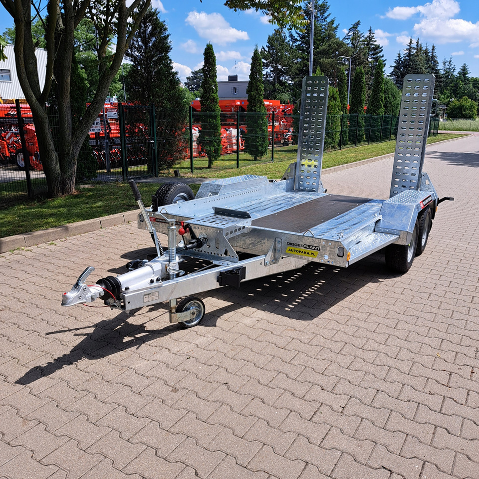 Baumaschinenanhänger, Zustand - NEU PRZYCZEPA LAWETA DO MINIKOPARKI PODNOŚNIKA 3500KG 3,20X1,70 / MINI EXCAVATOR LIFTING TRAILER 3500KG 3.20X1.70: das Bild 7