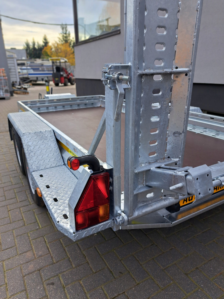 Baumaschinenanhänger, Zustand - NEU PRZYCZEPA LAWETA DO MINIKOPARKI Z NAJAZDAMI STALOWYMI, DMC 2700 KG / MINI EXCAVATOR TRANSPORTER TRAILER WITH STEEL RAMPS, DMC 2700 KG: das Bild 7