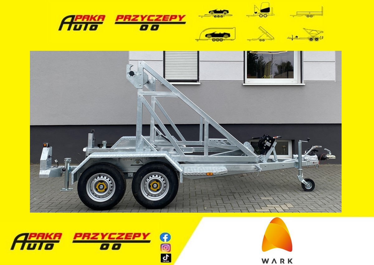 PRZYCZEPA WARK KABLOWA POD BĘBEN KABLOWY DMC 2700KG / WARK Cable Trailer for Cable Drum DMC 2700KG - Kabeltrommelanhänger: das Bild 1 PRZYCZEPA WARK KABLOWA POD BĘBEN KABLOWY DMC 2700KG / WARK Cable Trailer for Cable Drum DMC 2700KG - Kabeltrommelanhänger: das Bild 1