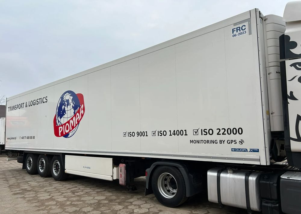 Krone CARRIER VECTOR 1550 / GRUBA ŚCIANA 7 CM / NOWE OPONY / 2017 ROK !! - Kühlkoffer Auflieger: das Bild 3 Krone CARRIER VECTOR 1550 / GRUBA ŚCIANA 7 CM / NOWE OPONY / 2017 ROK !! - Kühlkoffer Auflieger: das Bild 3
