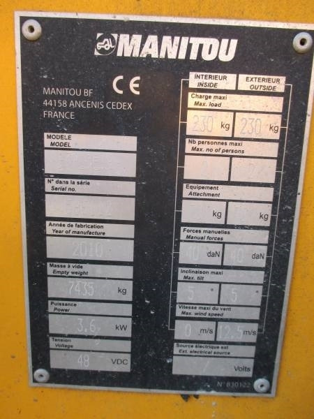 Gelenkarmbühne Manitou 170AETJ: das Bild 8
