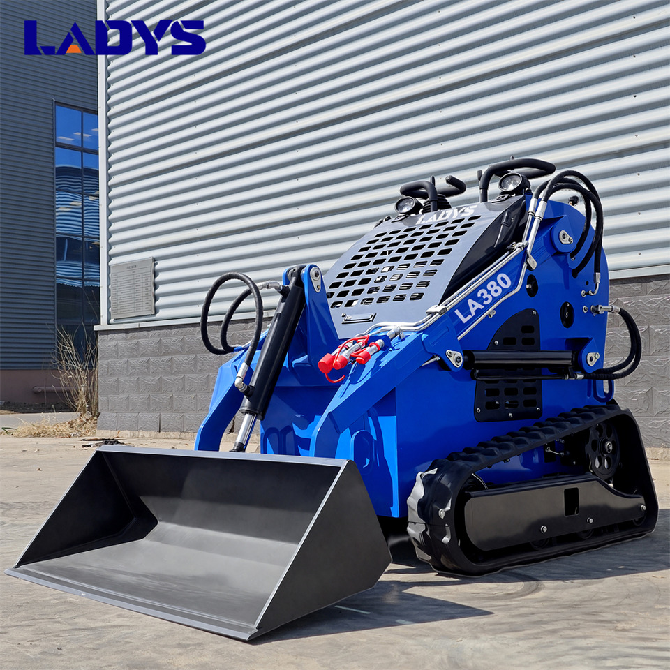 LADYS Free Shipping LA380 Mini Skid Steer Loader Compact Track Diesel Cheap Mini Skid Steer Loader For Sale With Mini Skid Steer Attachments 4 In 1 Bucket - Kompaktlader: das Bild 3 LADYS Free Shipping LA380 Mini Skid Steer Loader Compact Track Diesel Cheap Mini Skid Steer Loader For Sale With Mini Skid Steer Attachments 4 In 1 Bucket - Kompaktlader: das Bild 3