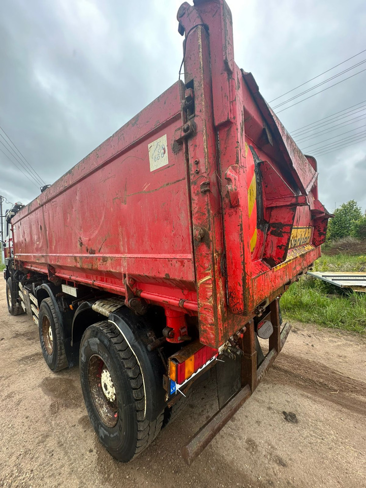 Kipper Für die Beförderung von Silo MAN 33.414 6X6 HIAB 102 33.414: das Bild 32