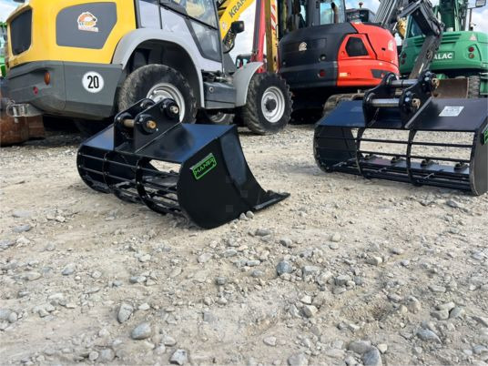 Sortierschaufel für Baumaschine Godet squelette pour 1T à 2T5 - axe 30 mm: das Bild 6