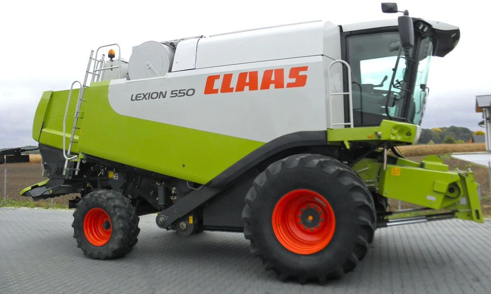 Claas Lexion 550 2005 Rok, heder V750, Najbogatsza Wersja, Nie Malowany, Stan Idealny - Mähdrescher: das Bild 3 Claas Lexion 550 2005 Rok, heder V750, Najbogatsza Wersja, Nie Malowany, Stan Idealny - Mähdrescher: das Bild 3