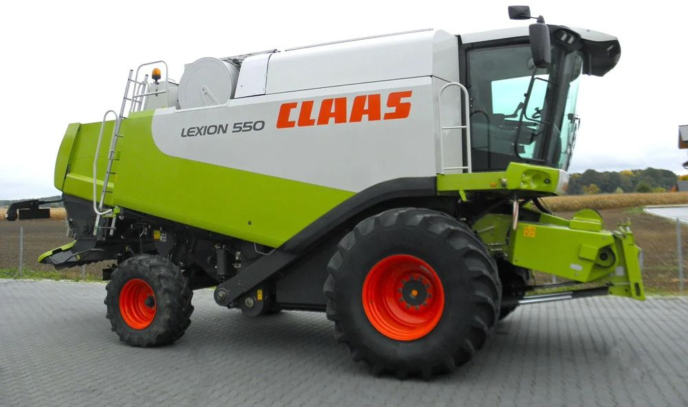 Claas Lexion 550 2005 Rok, heder V750, Najbogatsza Wersja, Nie Malowany, Stan Idealny - Mähdrescher: das Bild 5 Claas Lexion 550 2005 Rok, heder V750, Najbogatsza Wersja, Nie Malowany, Stan Idealny - Mähdrescher: das Bild 5