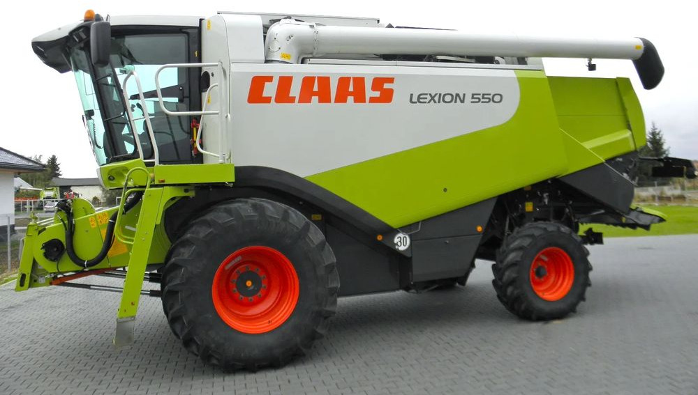 Claas Lexion 550 2005 Rok, heder V750, Najbogatsza Wersja, Nie Malowany, Stan Idealny - Mähdrescher: das Bild 4 Claas Lexion 550 2005 Rok, heder V750, Najbogatsza Wersja, Nie Malowany, Stan Idealny - Mähdrescher: das Bild 4