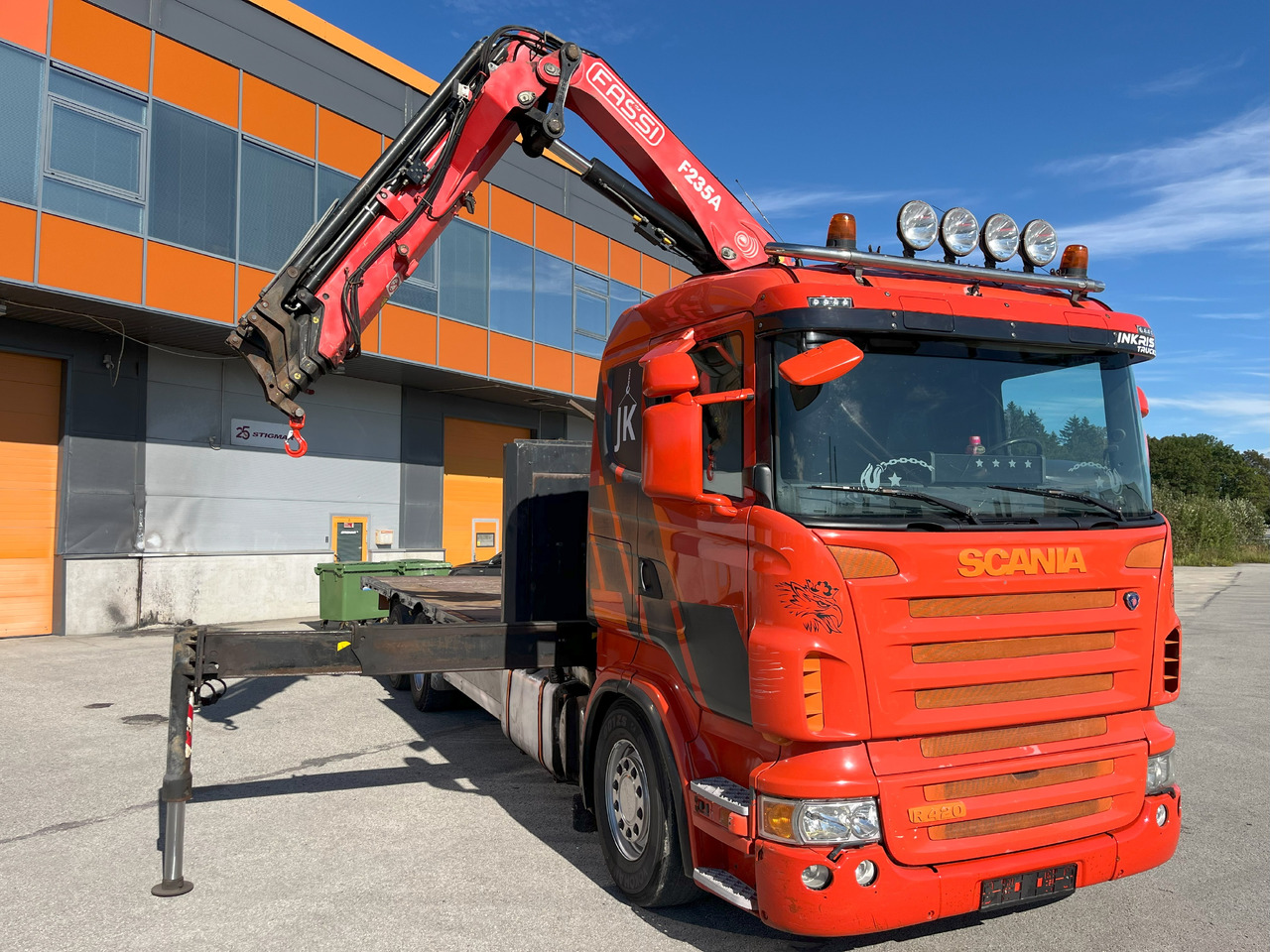 SCANIA R420 6x2 + CRANE FASSI 23TM PLATFORM 7720 - Autokran: das Bild 1 SCANIA R420 6x2 + CRANE FASSI 23TM PLATFORM 7720 - Autokran: das Bild 1