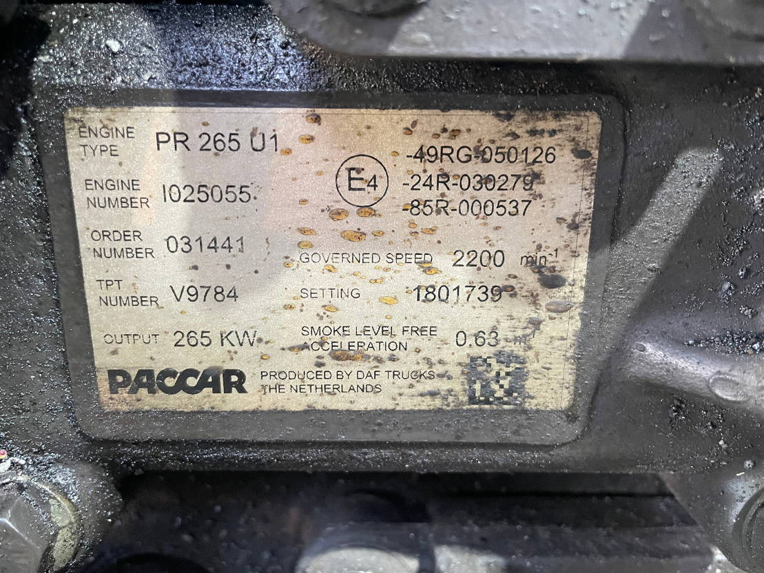 DAF Paccar Motor DAF Solaris PR 265 U1 Urbino 15 Van Hool Temsa 265U1 - Motor für Bus: das Bild 2 DAF Paccar Motor DAF Solaris PR 265 U1 Urbino 15 Van Hool Temsa 265U1 - Motor für Bus: das Bild 2