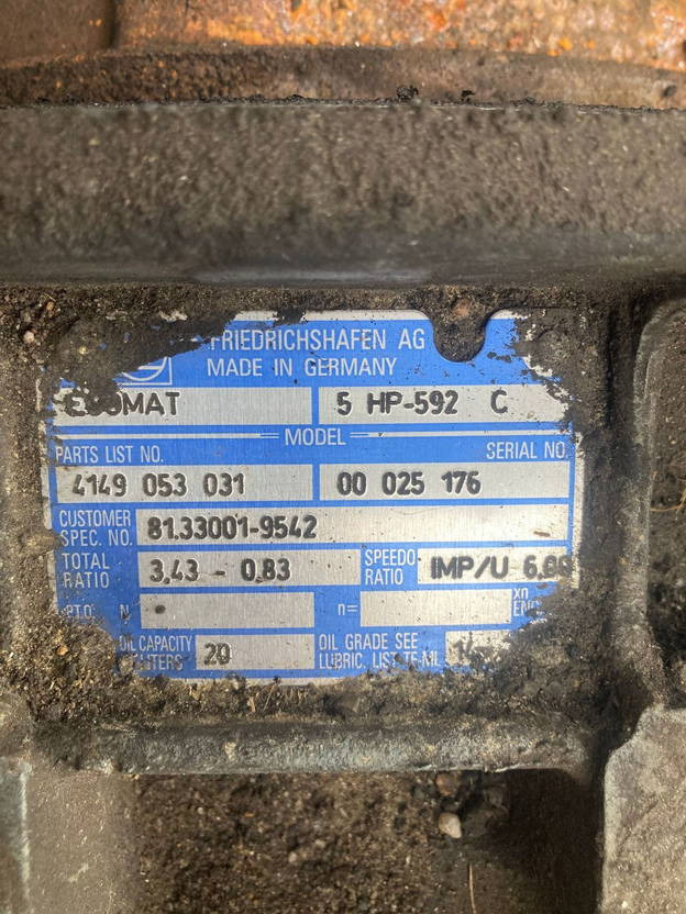 ZF Getriebe ZF 5HP 592C 5HP592C 4149053031 MAN A21 A23 Ecomat - Getriebe für Bus: das Bild 2 ZF Getriebe ZF 5HP 592C 5HP592C 4149053031 MAN A21 A23 Ecomat - Getriebe für Bus: das Bild 2