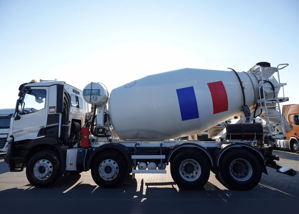 Renault C 430 8×4 Beton Mixer 9m3, TOP !!! - Fahrmischer: das Bild 4 Renault C 430 8×4 Beton Mixer 9m3, TOP !!! - Fahrmischer: das Bild 4