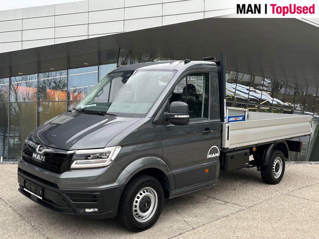 MAN TGE 3.140 4X2F SB, Automatic, Flat bed Klima ZV - Pritsche Transporter: das Bild 1 MAN TGE 3.140 4X2F SB, Automatic, Flat bed Klima ZV - Pritsche Transporter: das Bild 1