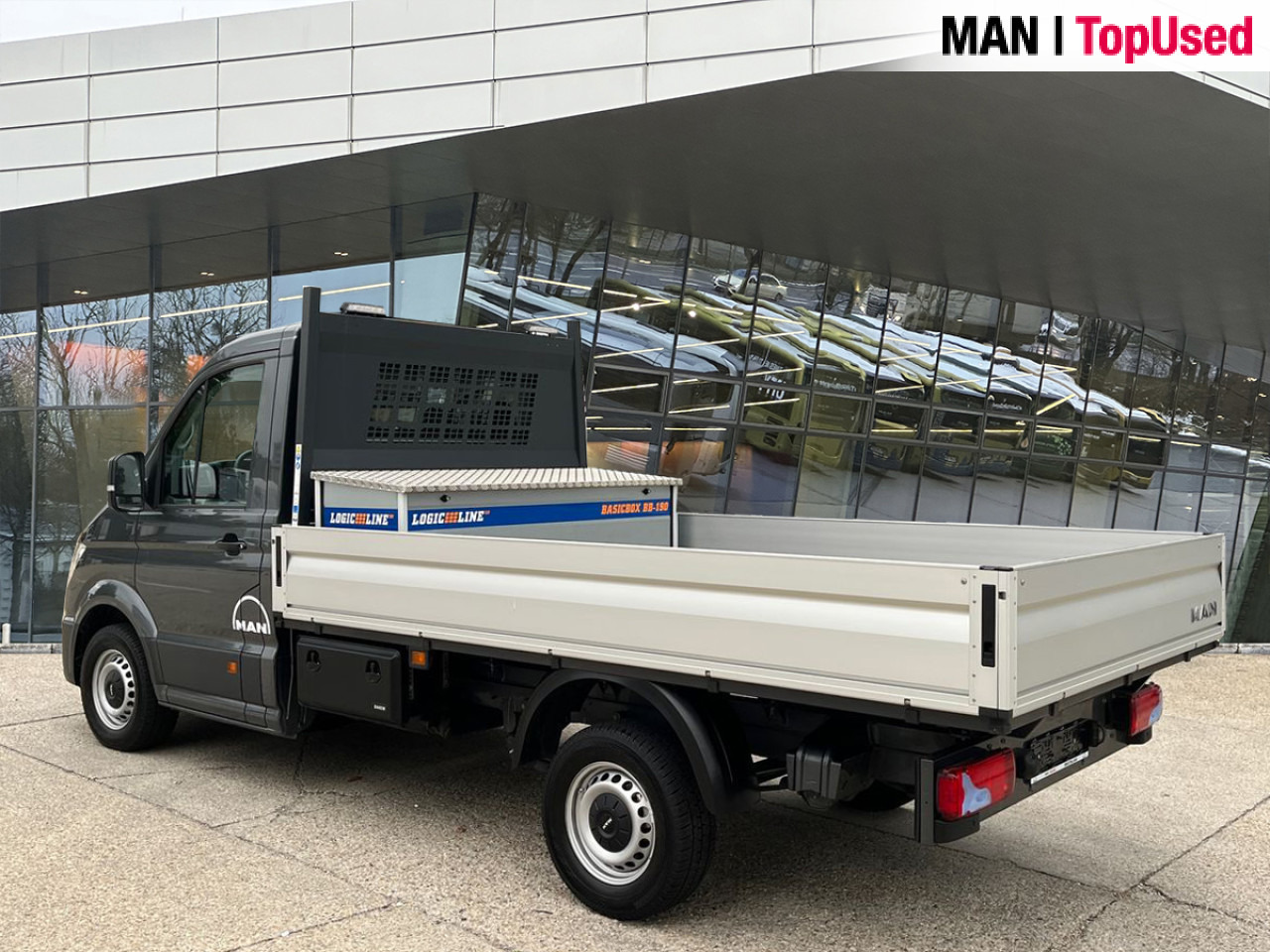 MAN TGE 3.140 4X2F SB, Automatic, Flat bed Klima ZV - Pritsche Transporter: das Bild 2 MAN TGE 3.140 4X2F SB, Automatic, Flat bed Klima ZV - Pritsche Transporter: das Bild 2