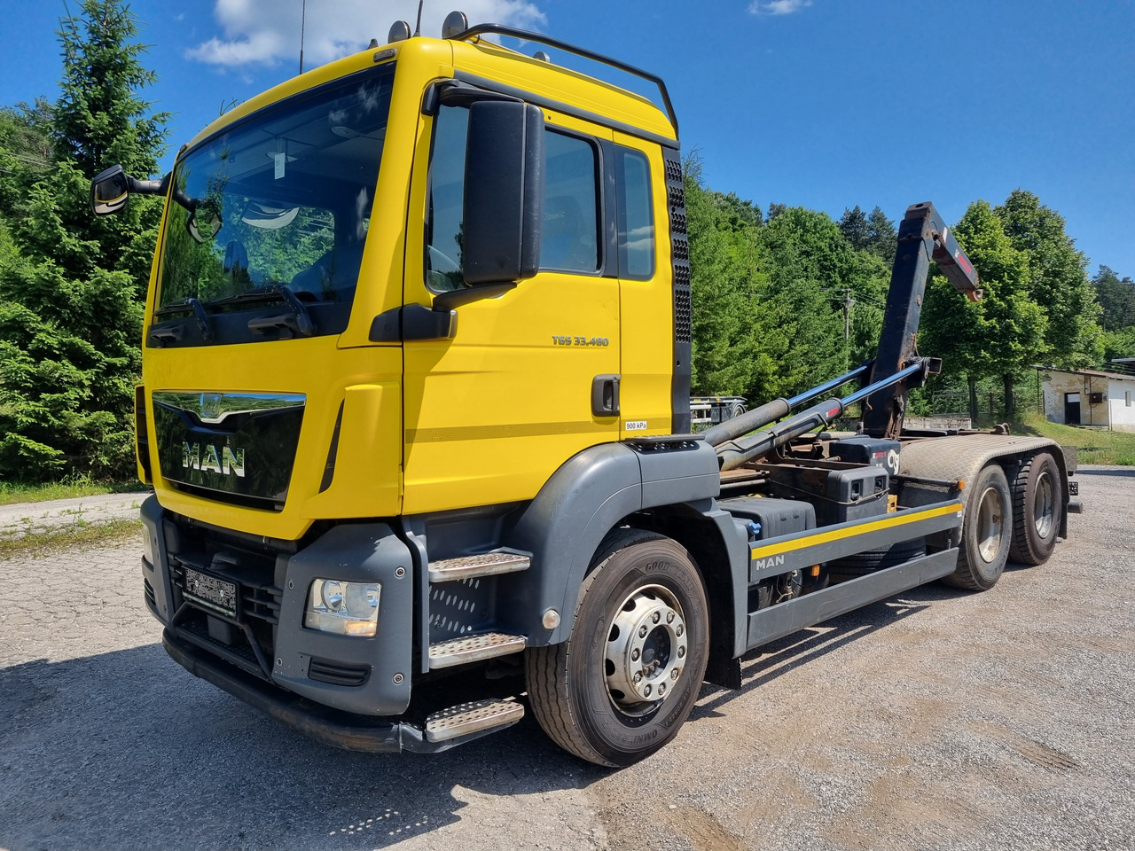 MAN TGS 33.480 6x4 ABROLLKIPPER HIAB Multilift 18 T - Abrollkipper: das Bild 1 MAN TGS 33.480 6x4 ABROLLKIPPER HIAB Multilift 18 T - Abrollkipper: das Bild 1