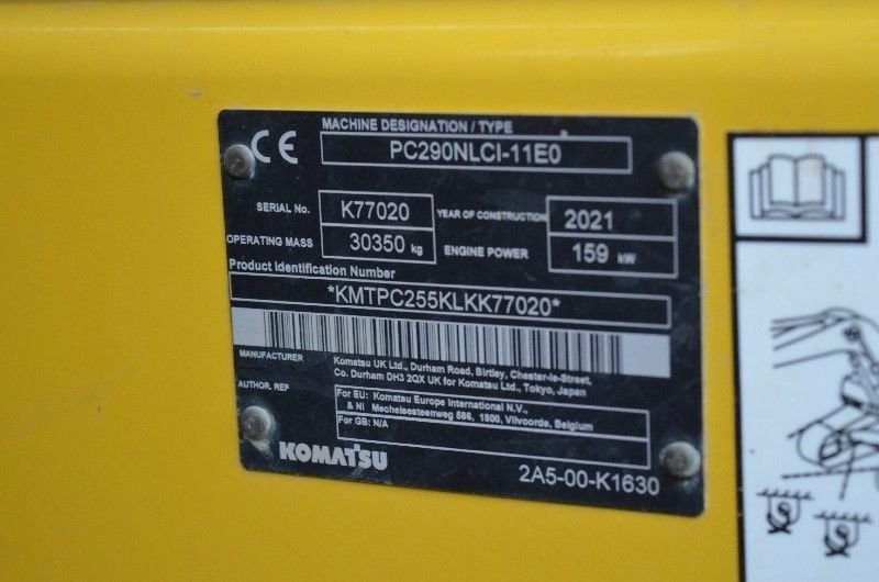 Komatsu PC 290 NLCi - Kettenbagger: das Bild 5 Komatsu PC 290 NLCi - Kettenbagger: das Bild 5