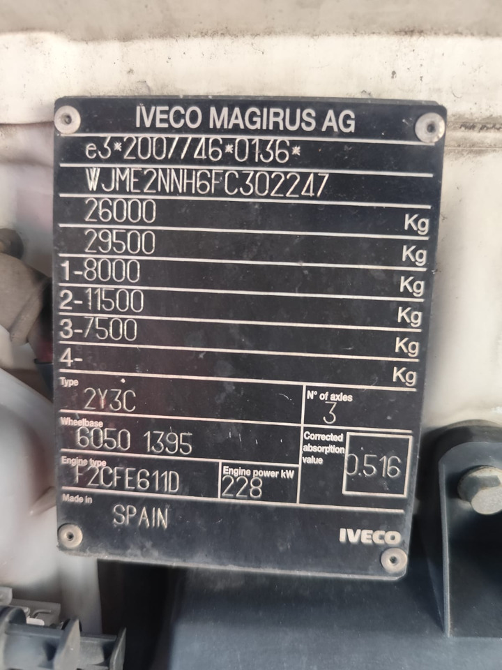 IVECO STRALIS AD 260S31 XP - Fahrgestell LKW: das Bild 5 IVECO STRALIS AD 260S31 XP - Fahrgestell LKW: das Bild 5