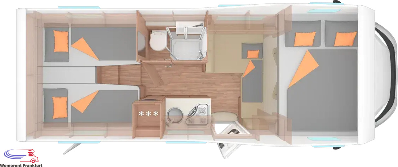 Wohnmobil Weinsberg CaraHome 650 MEG - Alkoven Wohnmobil: das Bild 3 Wohnmobil Weinsberg CaraHome 650 MEG - Alkoven Wohnmobil: das Bild 3