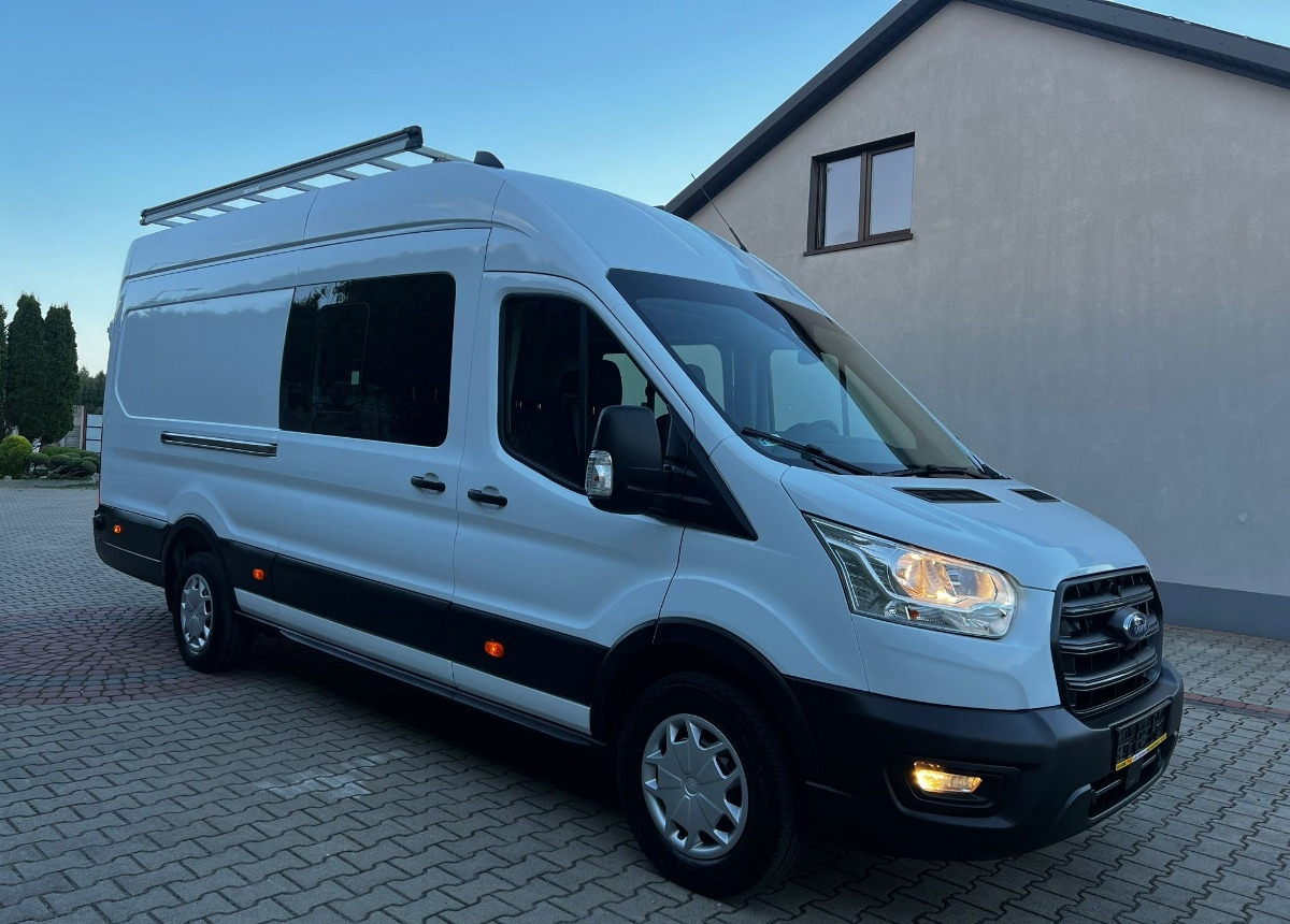 Ford Transit Brygadowy Maxi 6-osobowy 90tys. przebiegu Doka jak nowy - Transporter mit Doppelkabine: das Bild 5 Ford Transit Brygadowy Maxi 6-osobowy 90tys. przebiegu Doka jak nowy - Transporter mit Doppelkabine: das Bild 5
