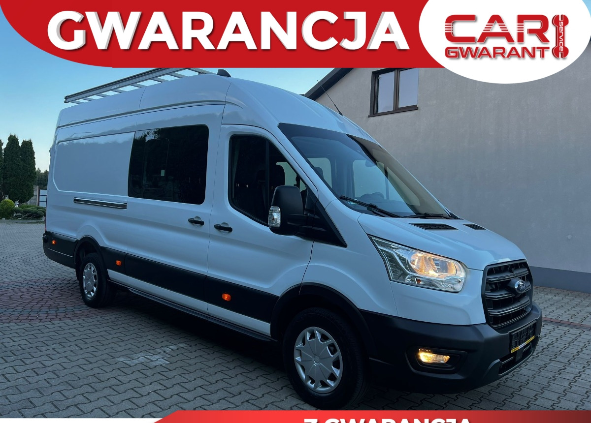 Ford Transit Brygadowy Maxi 6-osobowy 90tys. przebiegu Doka jak nowy - Transporter mit Doppelkabine: das Bild 1 Ford Transit Brygadowy Maxi 6-osobowy 90tys. przebiegu Doka jak nowy - Transporter mit Doppelkabine: das Bild 1