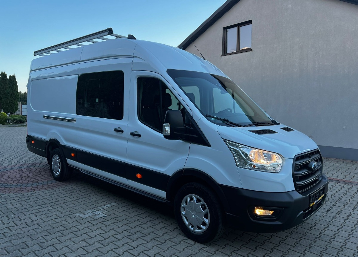 Ford Transit Brygadowy Maxi 6-osobowy 90tys. przebiegu Doka jak nowy - Transporter mit Doppelkabine: das Bild 2 Ford Transit Brygadowy Maxi 6-osobowy 90tys. przebiegu Doka jak nowy - Transporter mit Doppelkabine: das Bild 2