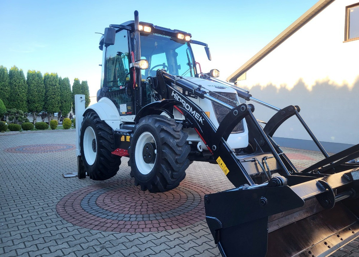 Baggerlader Hidromek 102 B Waryński Salon Polska Koparko Ładowarka 102B Stan Idealny Polski: das Bild 6