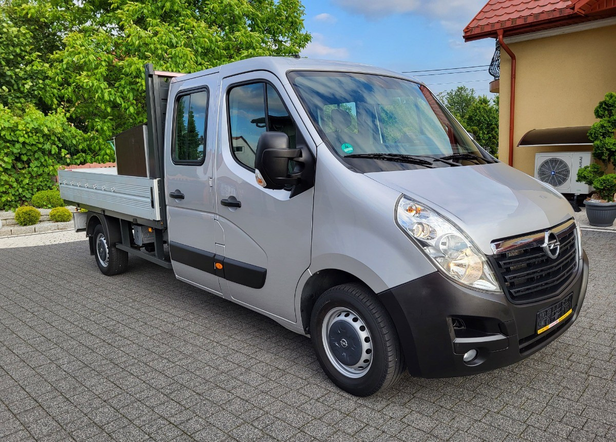 Pritsche Transporter, Transporter mit Doppelkabine Opel Movano Doka 7 osobowy z Niemiec VAT 23: das Bild 14