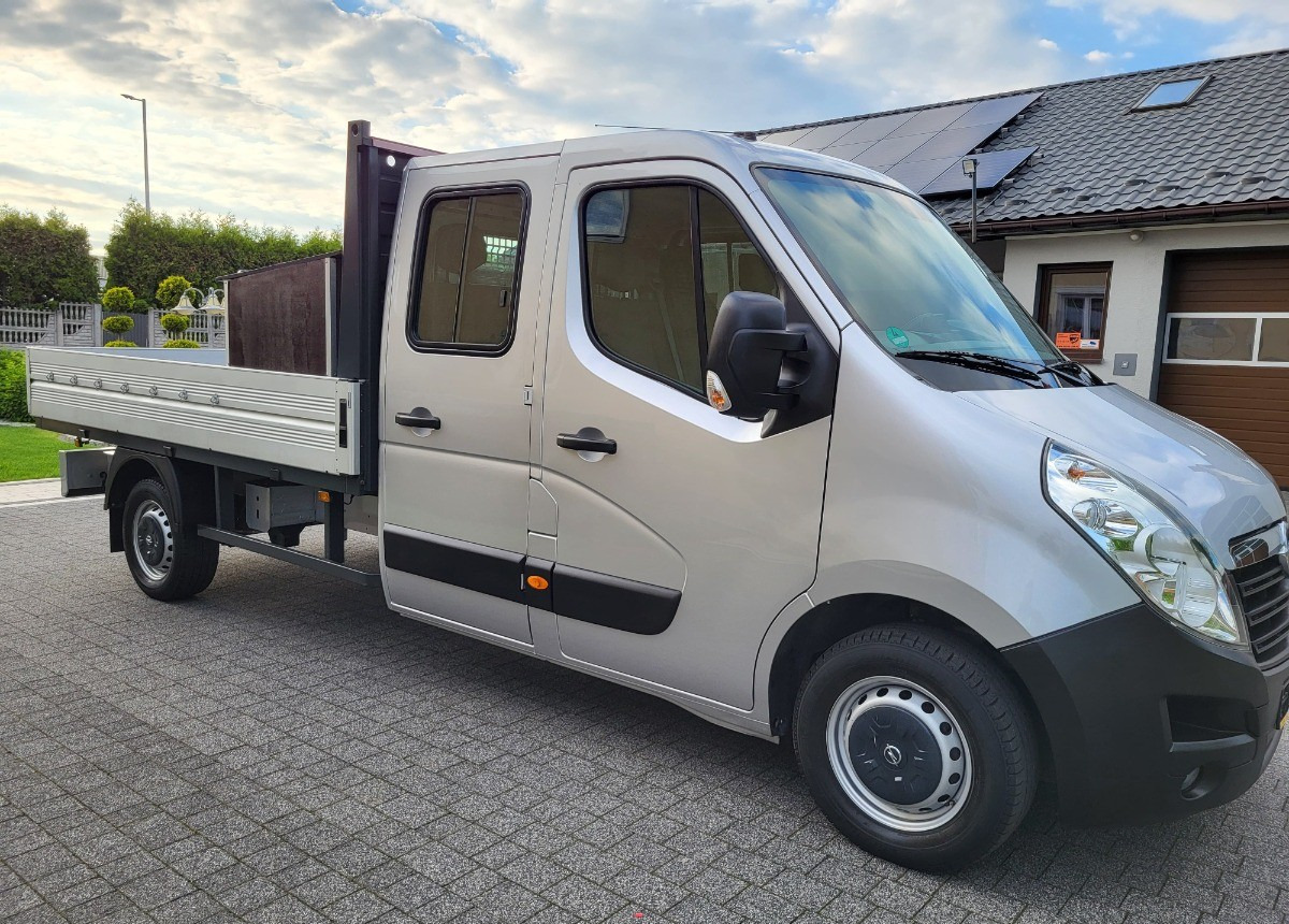 Pritsche Transporter, Transporter mit Doppelkabine Opel Movano Doka 7 osobowy z Niemiec VAT 23: das Bild 7