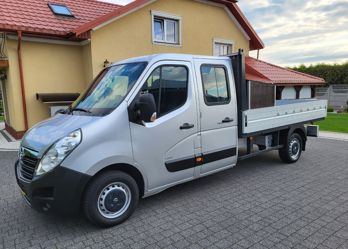 Pritsche Transporter, Transporter mit Doppelkabine Opel Movano Doka 7 osobowy z Niemiec VAT 23: das Bild 11