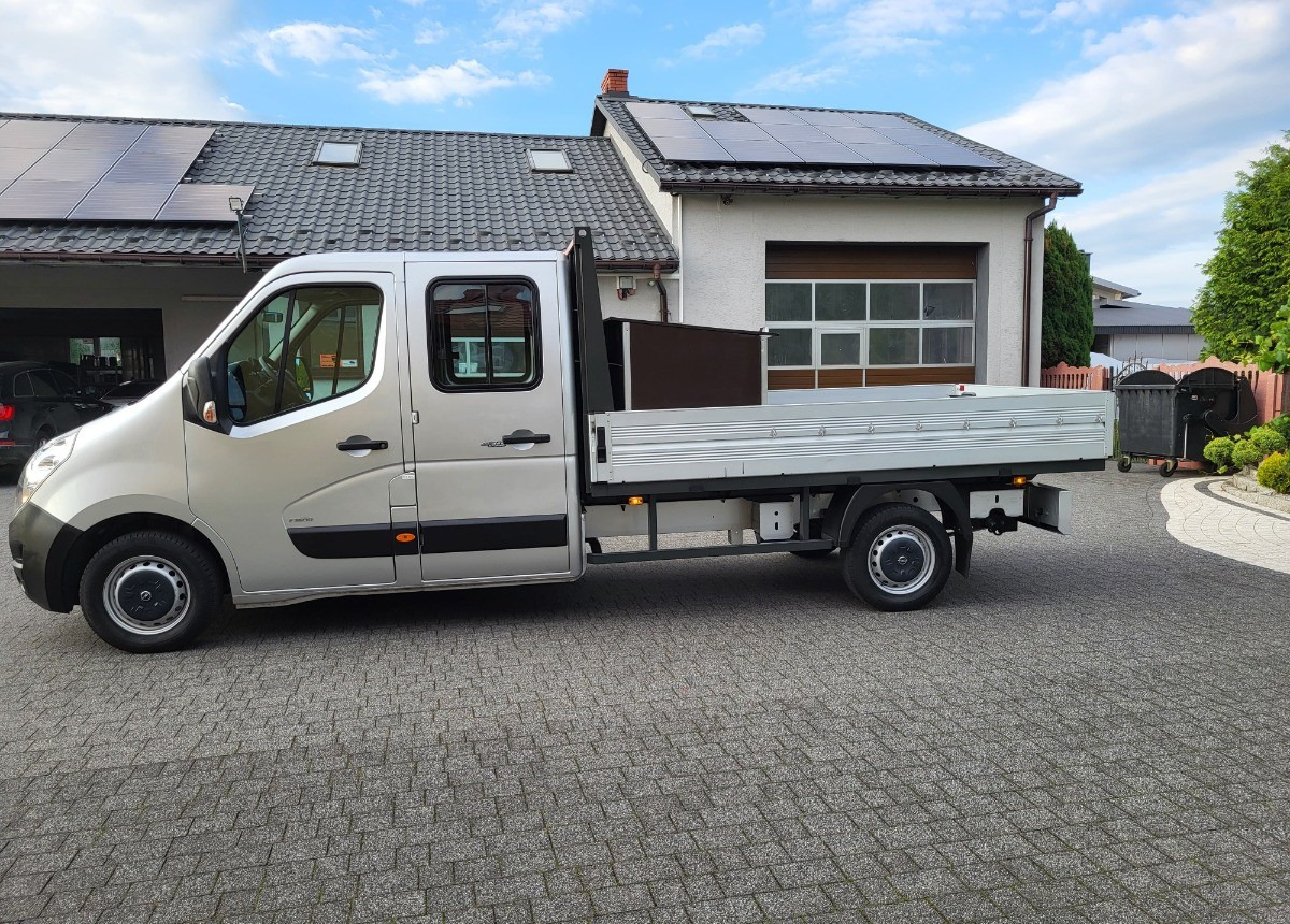 Pritsche Transporter, Transporter mit Doppelkabine Opel Movano Doka 7 osobowy z Niemiec VAT 23: das Bild 12