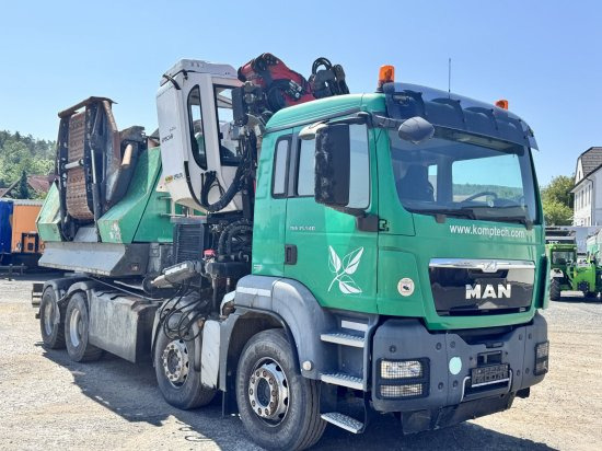 MAN TGS 35.540 8x4 mit Komptech-Zusatzeinheit - LKW, Holzschredder: das Bild 5 MAN TGS 35.540 8x4 mit Komptech-Zusatzeinheit - LKW, Holzschredder: das Bild 5