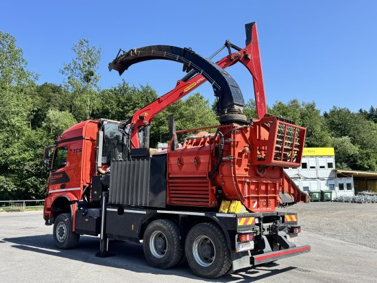 Mercedes-Benz ACTROS 6x4 DONAR 5810K ? Hack-LKW / Mobilhacker | TCS Umwelttechnik - LKW, Holzschredder: das Bild 3 Mercedes-Benz ACTROS 6x4 DONAR 5810K ? Hack-LKW / Mobilhacker | TCS Umwelttechnik - LKW, Holzschredder: das Bild 3