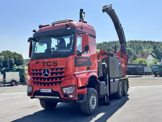 Mercedes-Benz ACTROS 6x4 DONAR 5810K ? Hack-LKW / Mobilhacker | TCS Umwelttechnik - LKW, Holzschredder: das Bild 1 Mercedes-Benz ACTROS 6x4 DONAR 5810K ? Hack-LKW / Mobilhacker | TCS Umwelttechnik - LKW, Holzschredder: das Bild 1