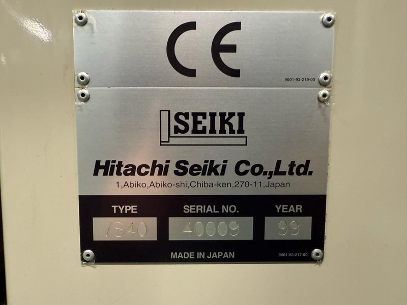 Hitatchi Seiki VS40 – Finanzierungsleasing Hitatchi Seiki VS40: das Bild 14