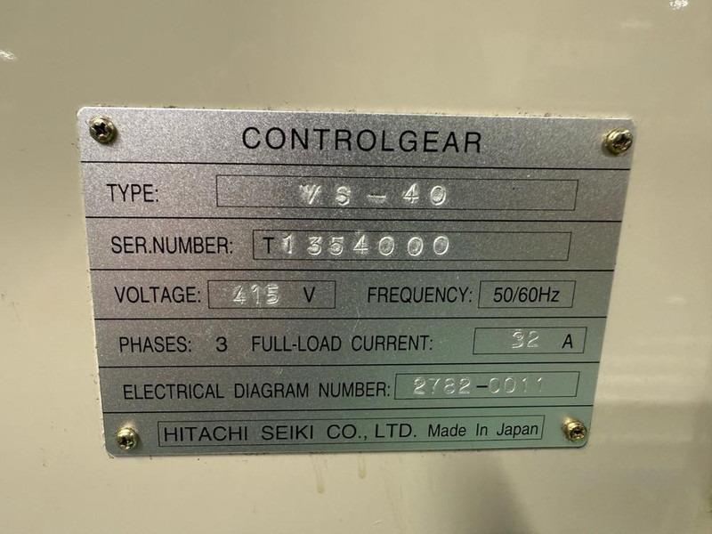 Hitatchi Seiki VS40 – Finanzierungsleasing Hitatchi Seiki VS40: das Bild 15