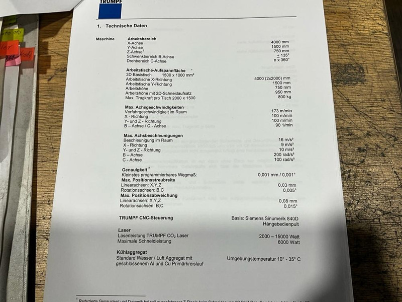 Metallbearbeitungsmaschine Trumpf TruLaser Cell 7040 L13: das Bild 16 Metallbearbeitungsmaschine Trumpf TruLaser Cell 7040 L13: das Bild 16