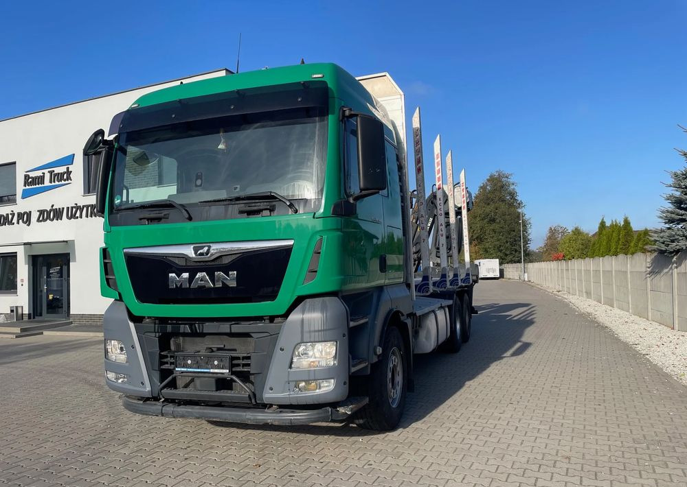 MAN TGX 26.500, 6x4, HDS EPSILOM M12Z, do transportu drewna. - Holztransporter, Autokran: das Bild 1 MAN TGX 26.500, 6x4, HDS EPSILOM M12Z, do transportu drewna. - Holztransporter, Autokran: das Bild 1