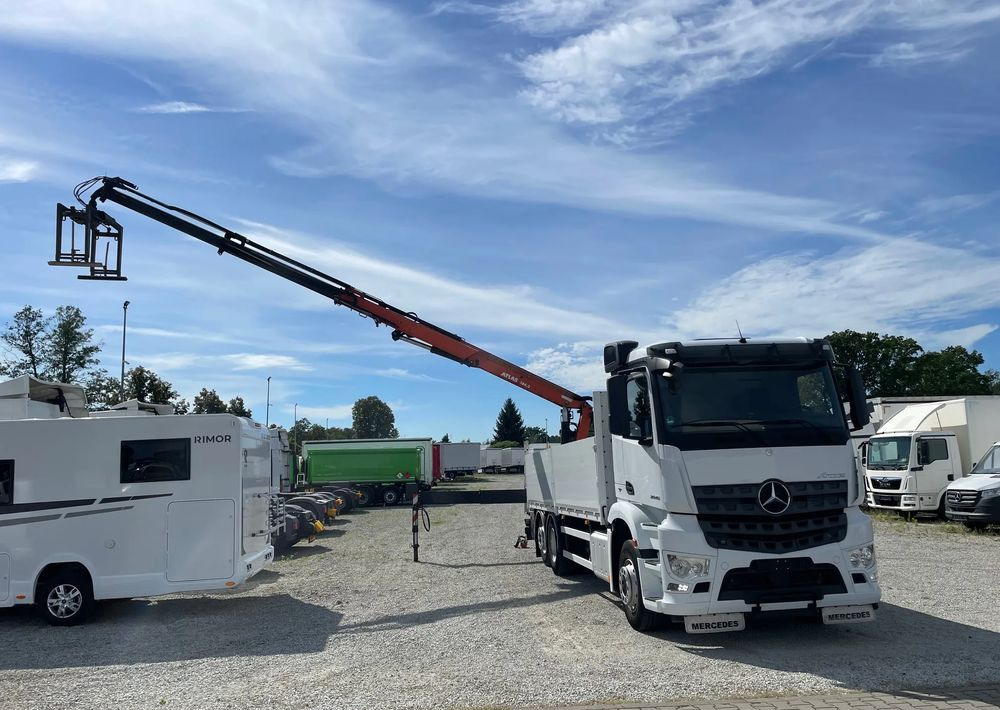 Mercedes-Benz Arocs 2545, HDS ATLAS 186.3 - PILOT - Pritsche LKW, Autokran: das Bild 4 Mercedes-Benz Arocs 2545, HDS ATLAS 186.3 - PILOT - Pritsche LKW, Autokran: das Bild 4