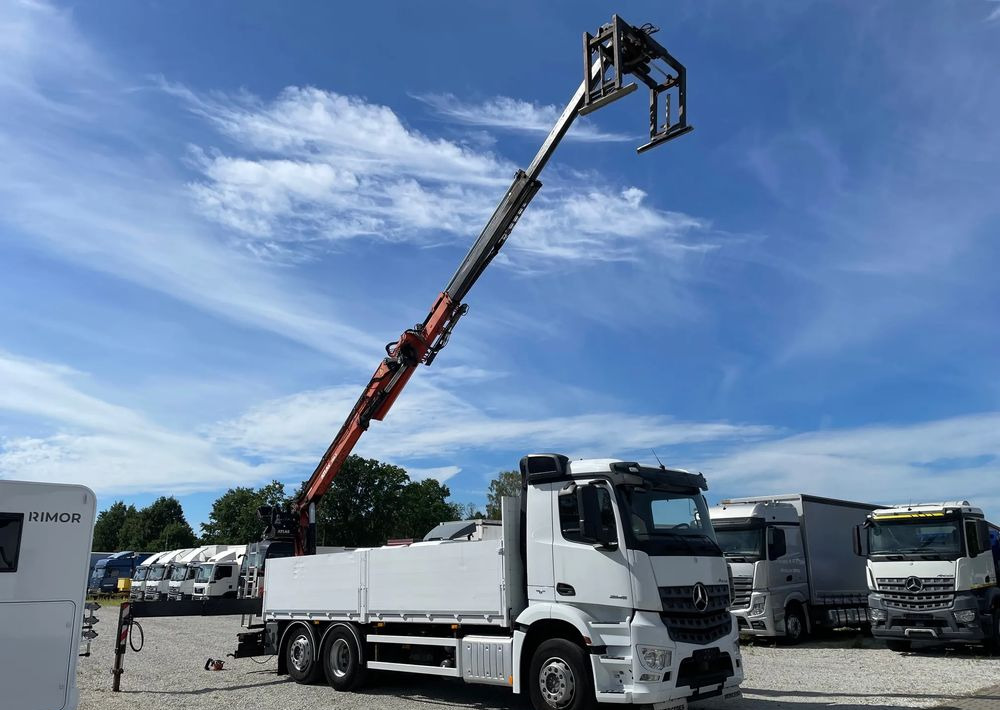 Mercedes-Benz Arocs 2545, HDS ATLAS 186.3 - PILOT - Pritsche LKW, Autokran: das Bild 1 Mercedes-Benz Arocs 2545, HDS ATLAS 186.3 - PILOT - Pritsche LKW, Autokran: das Bild 1