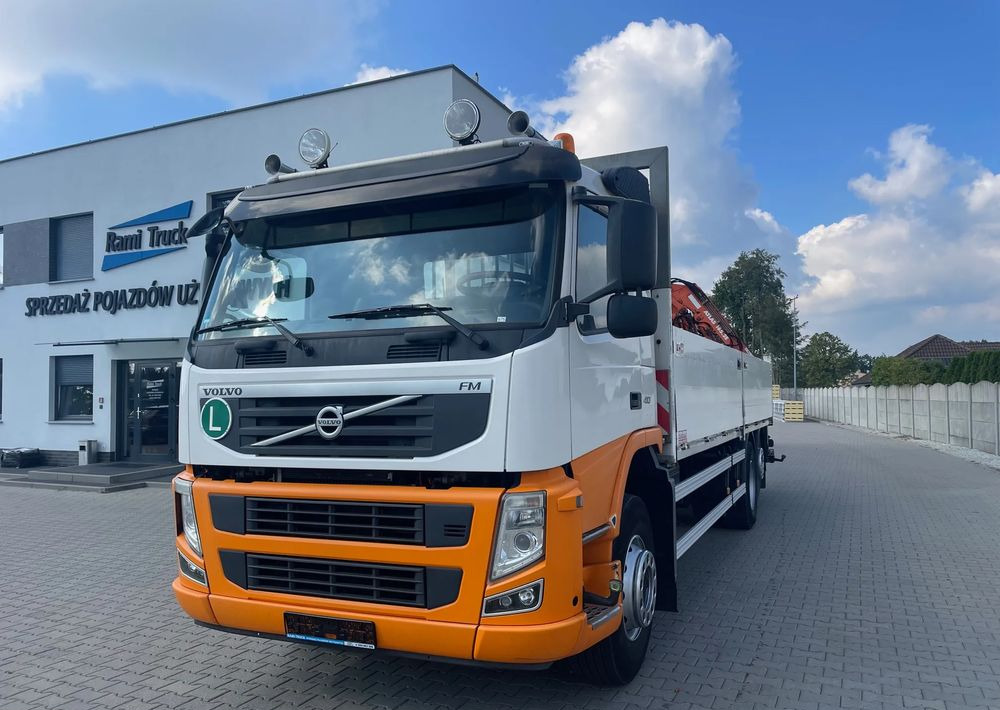 Volvo FM410 EURO 5, HDS ATLAS 165.2E-A2 RADIO STEROWANY, ZABUDOWA 7,1 m! - Pritsche LKW, Autokran: das Bild 1 Volvo FM410 EURO 5, HDS ATLAS 165.2E-A2 RADIO STEROWANY, ZABUDOWA 7,1 m! - Pritsche LKW, Autokran: das Bild 1