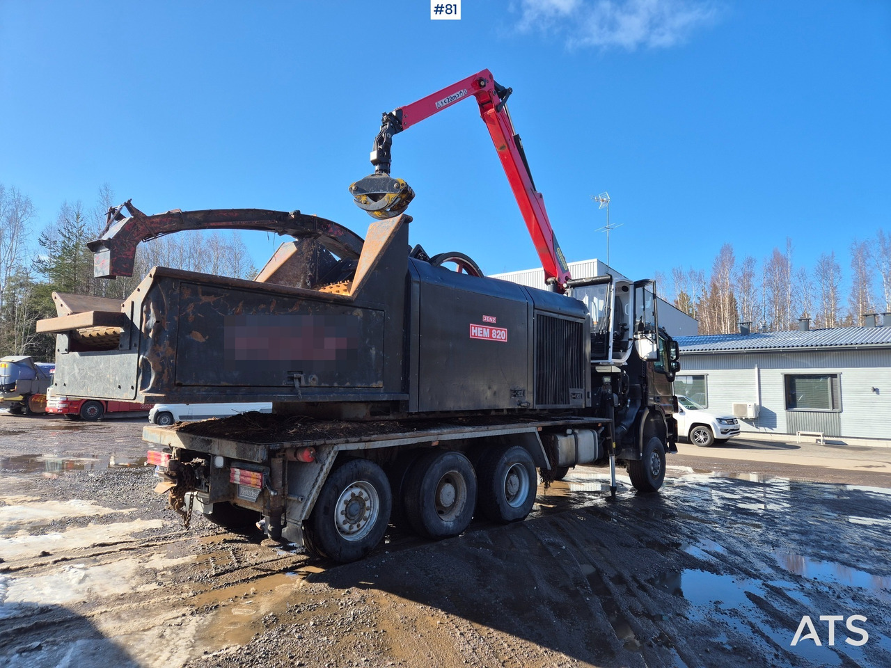 Jenz HEM 820 Autohakkuri sekä nostin - Holzschredder: das Bild 3 Jenz HEM 820 Autohakkuri sekä nostin - Holzschredder: das Bild 3