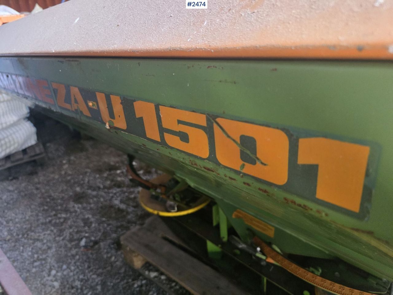 Amazone ZA-U 1501 fertilizer spreader - Düngerstreuer: das Bild 4 Amazone ZA-U 1501 fertilizer spreader - Düngerstreuer: das Bild 4
