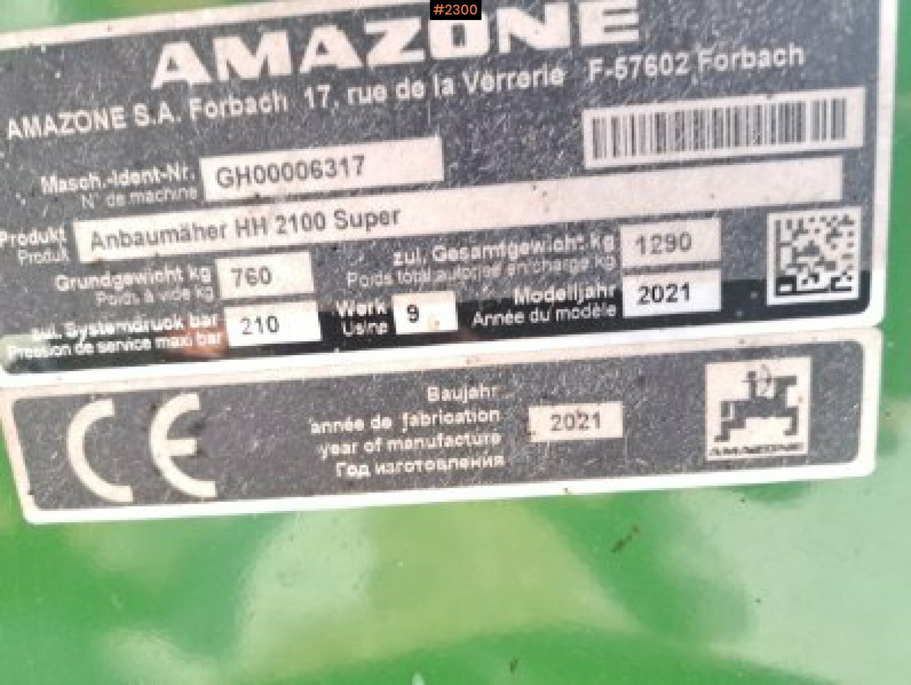 Horsemanure Collector Amazone Horsehopper Smartcut 2100 - Technik für Bodenbearbeitung: das Bild 5 Horsemanure Collector Amazone Horsehopper Smartcut 2100 - Technik für Bodenbearbeitung: das Bild 5