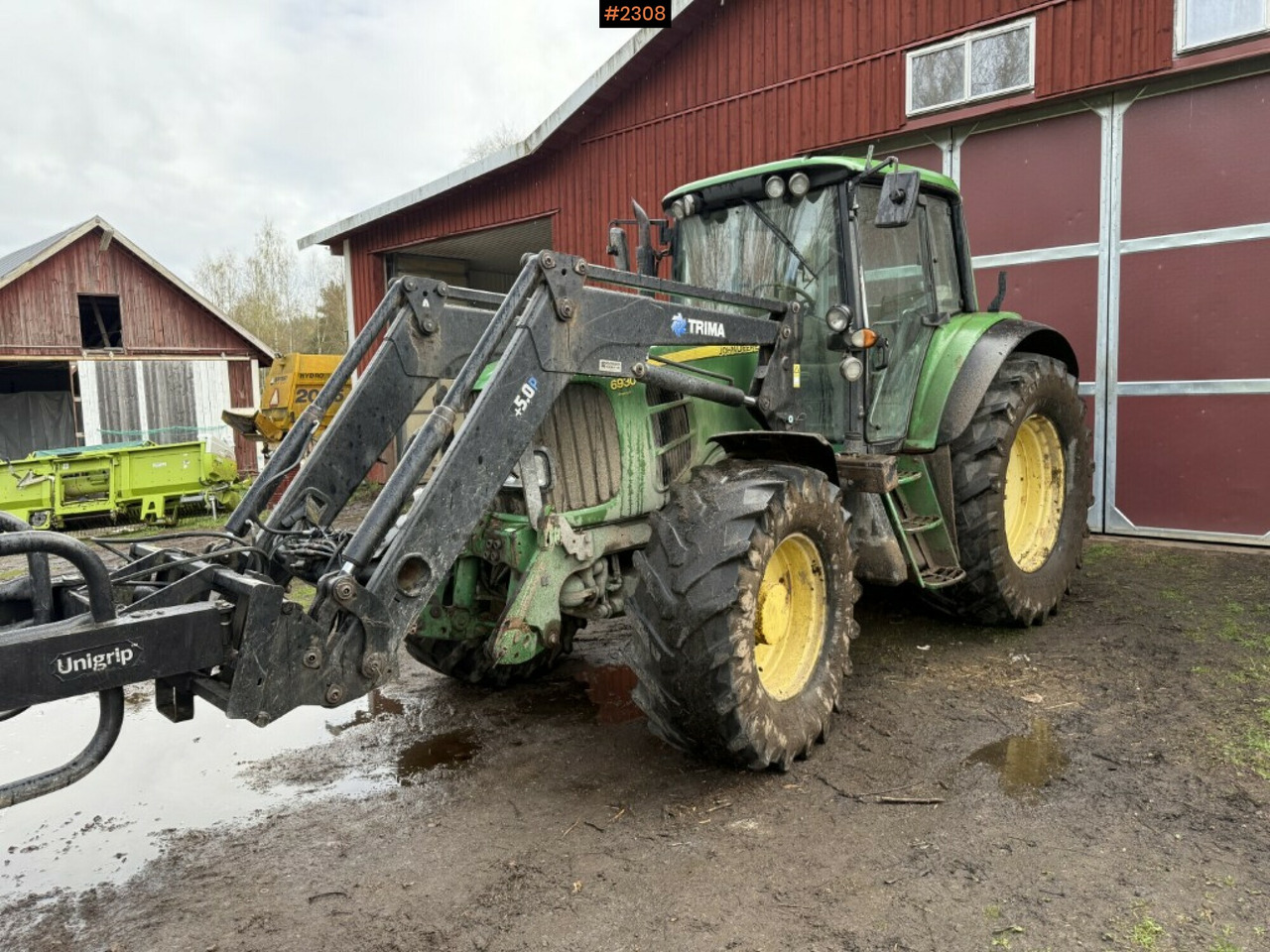 Tractor John Deere 6930 Premium with front loader (see video) - Traktor: das Bild 2 Tractor John Deere 6930 Premium with front loader (see video) - Traktor: das Bild 2