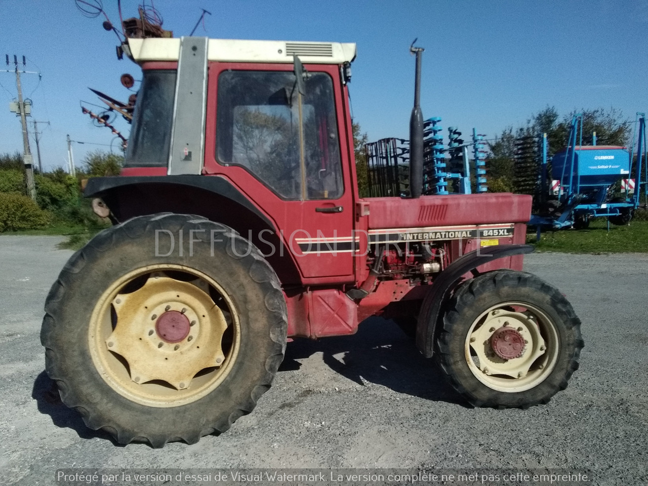 CASE IH TRACTEUR AGRICOLE 845 XL - Traktor: das Bild 2 CASE IH TRACTEUR AGRICOLE 845 XL - Traktor: das Bild 2